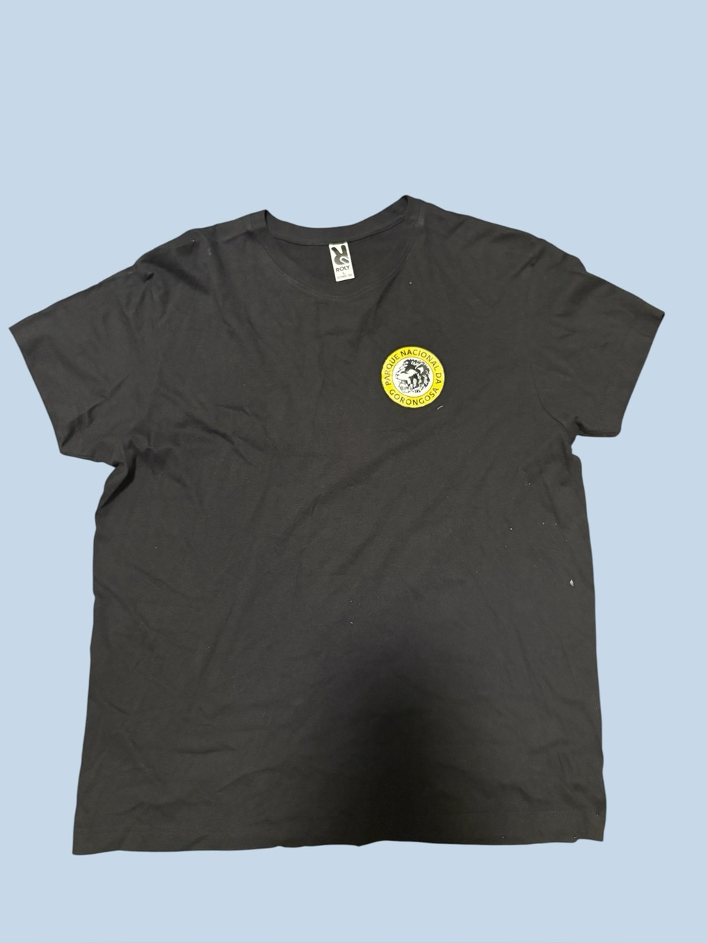 Vintage Gorongosa Nacional Parque Large T-Shirt Black  Graphic Tee
